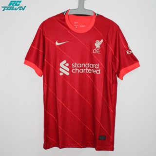 เสื้อกีฬาแขนสั้น ลายทีมชาติฟุตบอล RCtown Liverpool Jersey 21-22 ไซซ์ S-5XL