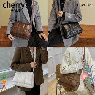 Cherry3 กระเป๋าสะพายไหล่ กระเป๋าถือลําลอง ผ้าฝ้าย จุของได้เยอะ สําหรับสตรี