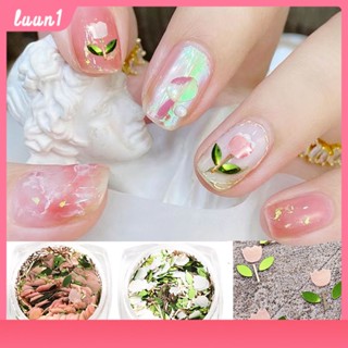 2023 ใหม่เล็บเครื่องประดับ Internet Celebrant ยอดนิยม Ultra-thin Tulip Petal Nail Art DIY เลื่อมบรรจุขวด cod