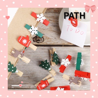 PATH คลิปหนีบกระดาษ รูปกวาง เกล็ดหิมะ คริสต์มาส ขนาดเล็ก 10 ชิ้น