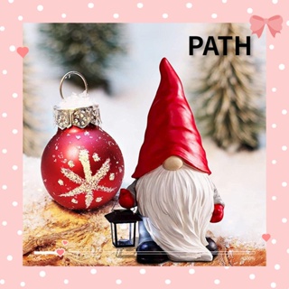 PATH รูปปั้นคริสต์มาส สําหรับตกแต่งบ้าน เทศกาลปีใหม่