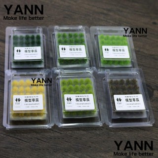 Yann1 คลัสเตอร์หญ้าเทียม 5 มม. สําหรับก่อสร้างรางรถไฟ 50 ชิ้น