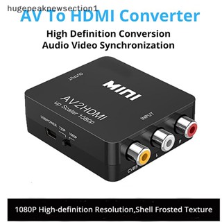 Hugepeaknewsection1 อะแดปเตอร์แปลงวิดีโอ 1080P HDMI เป็น AV คอมโพสิต HDMI เป็น CVSB L R