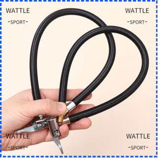 WATTLE New Inflatable Air Pump Adapter Extension Tube Car Tire Inflator Hose for Bike Motorcycle Tire Repair Tools Clamps Air Chuck Tyre Connection Locking