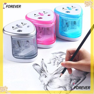 Forever กบเหลาปากกา ดินสอวาดภาพ สองรู ดินสอสี พลาสติก อัตโนมัติ สําหรับบ้าน