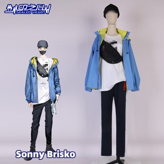 Vtuber Sonny Brisko ชุดคอสเพลย์ สวมบทบาทเสื้อผ้า แบบเต็มชุด