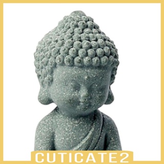 [Cuticate2] รูปปั้นพระพุทธรูปเรซิ่น ขนาดเล็ก สําหรับตกแต่งห้องนั่งเล่น รถยนต์