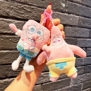 🔥พร้อมส่ง🔥พวงกุญแจ Spongebobตุ๊กตาพวงกุญแจ ห้อยกระเป๋า ตุ๊กตานุ่ม