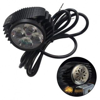 ไฟหน้าจักรยานไฟฟ้า LED 36V 48V กันน้ํา 4 ดวง พร้อมแตร 1 ชิ้น 1 ชิ้น