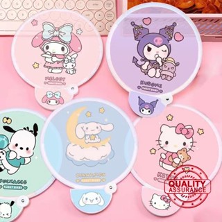 พัดกระดาษ ทรงกลม ขนาดเล็ก แบบพกพา ลาย Sanrio M1S1