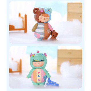 【Kim Toy】popmart Pucky Pucky baby series ลิงค์พื้นฐาน สําหรับการนอนหลับเด็ก