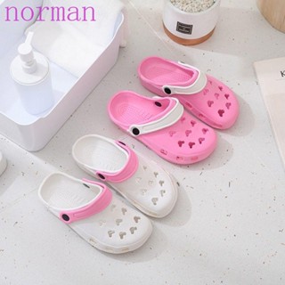 Norman Crocs รองเท้าแตะ EVA พื้นนิ่ม กันน้ํา กันลื่น สําหรับผู้หญิง