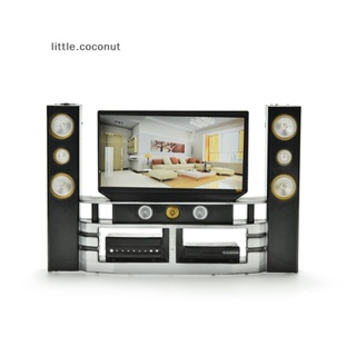 [little.coconut] ชุดคอมโบโฮมเธียเตอร์ Hi-Fi 1:6 ขนาดเล็ก สําหรับตุ๊กตาบาร์บี้ 1 ชิ้น