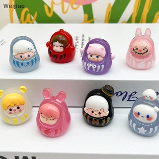 Weijiao% พวงกุญแจเรซิ่นเรืองแสง ลายการ์ตูน 3D DIY สําหรับตกแต่งบ้านตุ๊กตา