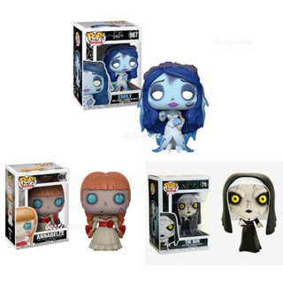 ของเล่นฟิกเกอร์ Funko Pop Tim Burtons Corpse Bride 469 Annabelle 987 Emily 775 The Nun สําหรับเก็บสะสม