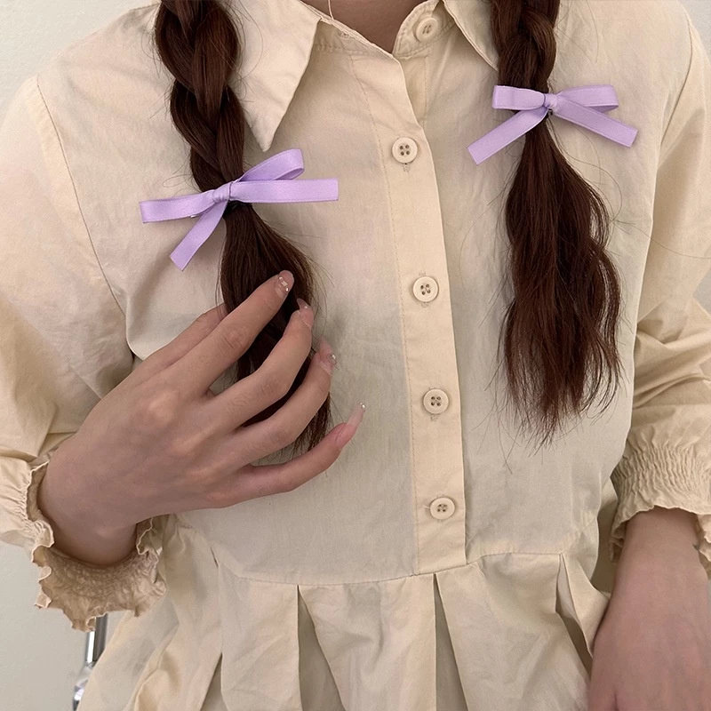 กิ๊บติดผมริบบิ้น รูปดาว ขนาดเล็ก สีชมพู สไตล์เกาหลี thumbnail 4
