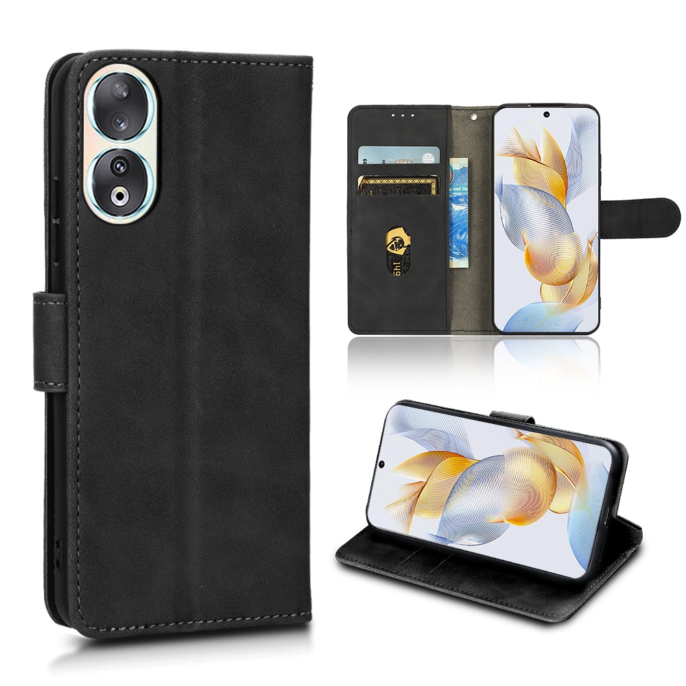 Honer 90 5G กรณีพลิกรู้สึกหนังสําหรับ Honor 90 Honor90 5G แม่เหล็กกระเป๋าสตางค์ Coque