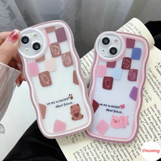 เคสโทรศัพท์มือถือ ทรงสี่เหลี่ยม ลายหมี สําหรับ OPPO Reno 8T 8 7 6 5 4 4G 5G F11 Pro F9 F1S F7 F5 Youth