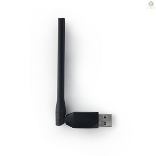 [DZ] อะแดปเตอร์เครือข่ายไร้สาย 150Mbps USB WiFi USB2.0 802.11b/g/n พร้อมเสาอากาศ สําหรับ DVB-S2 STB