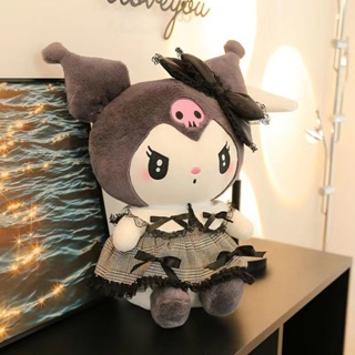 หมอนตุ๊กตานุ่ม รูปการ์ตูน Sanrio Kuromi Melody ขนาดใหญ่ เหมาะกับของขวัญวันเกิด ของเล่นสําหรับเด็ก