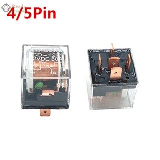 รีเลย์ 4-pin/5-pin 12V 80A พร้อมไฟแสดงสถานะ กันน้ํา สําหรับรถจักรยานยนต์ รถยนต์