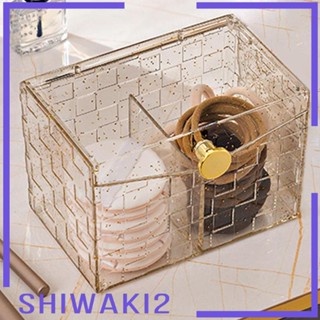 [Shiwaki2] กล่องใส อเนกประสงค์ พร้อมฝาปิด สําหรับใส่เครื่องสําอาง ไม้กวาด บนโต๊ะ ห้องนอน โต๊ะเครื่องแป้ง