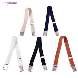 Brightstar เข็มขัดผ้าใบยืดหยุ่น สีพื้น ปรับได้ สําหรับเด็กผู้ชาย และเด็กผู้หญิง ใหม่