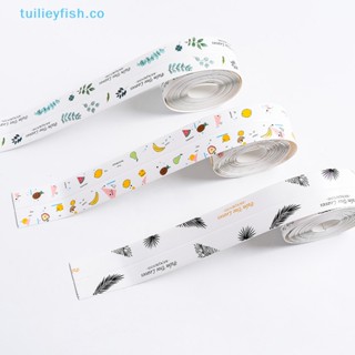 Tuilieyfish เทปกาวซีล กันน้ํา มีกาวในตัว สําหรับติดขอบอ่างล้างจาน ห้องครัว ห้องน้ํา