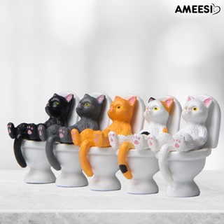 Ameesi โมเดลห้องน้ําแมวจําลอง ขนาดเล็ก ของเล่นสําหรับเด็ก