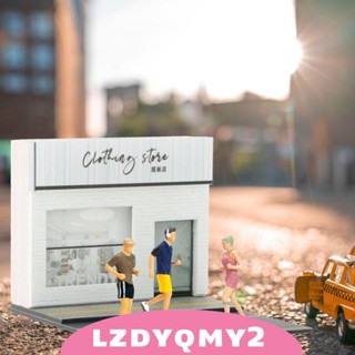 [Lzdyqmy2] โมเดลรถไฟ สเกล 1/64 อุปกรณ์เสริม สําหรับตกแต่งบ้านตุ๊กตา