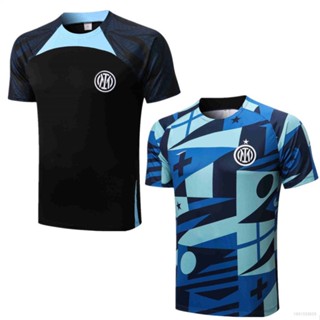 เสื้อกีฬาแขนสั้น ลายทีมชาติฟุตบอล Internazionale Jersey พลัสไซซ์