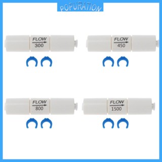 Pop 1 4 Push to Connect Water Reverse Osmosis Flow Restrictor พร้อมตัวเชื่อมต่อด่วน