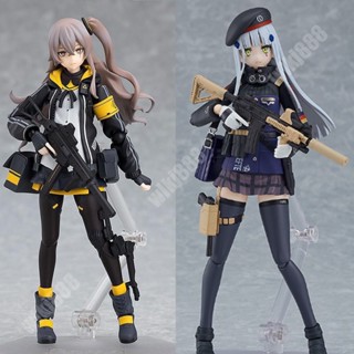 โมเดลฟิกเกอร์ อนิเมะเกม Girls Frontline 457 Figma UMP45 573 Figma HK416