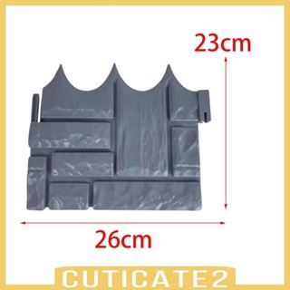 [Cuticate2] รั้วหินเทียม น้ําหนักเบา สําหรับตกแต่งสวน สนามหญ้า 6 ชิ้น