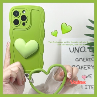 เคสโทรศัพท์มือถือซิลิโคน กันกระแทก ปิดด้านหลัง ลายหัวใจ สีเขียว สําหรับ Vivo X90 X80 X70 X60 X50 X30 Pro Pro+