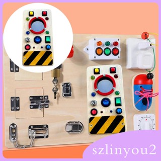 [szlinyou2] บอร์ดของเล่น เพื่อประสาทสัมผัส สําหรับเด็กก่อนวัยเรียน อนุบาล