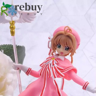 Rebuy ไม้กายสิทธิ์ PVC ลายอนิเมะ Captor Sakura น่ารัก สําหรับตกแต่งเค้ก