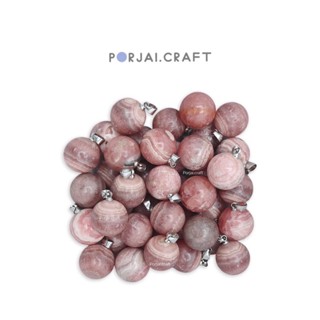 Rhodochrosite Pendants จี้โรโดโครไซต์ 14mm