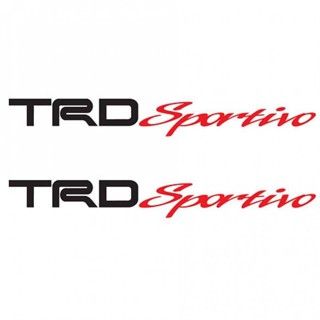 สติกเกอร์ แต่งซิ่ง ลายข้างรถ ติดกระจก รถยนต์ TRD SPORTIVO (STICKERCAR) 84-racing