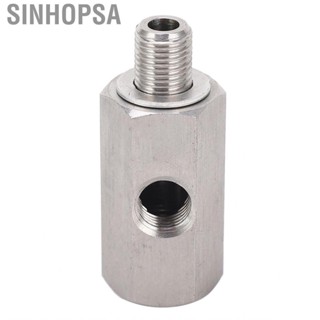 Sinhopsa Turbo Tee Adapter Connector  Lightweight Oil Pressure   Rust for Vehicle