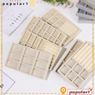 POPULAR ถาดหมุนได้ สําหรับใส่เครื่องประดับ เหมาะกับการเดินทาง