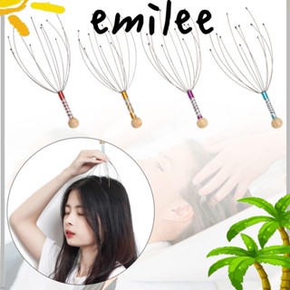 Emilee หัวคอ นวดตัว สเตนเลส เลือดไหลเวียน สปา ปวดหัว บรรเทาความเครียด ผ่อนคลายกรงเล็บ