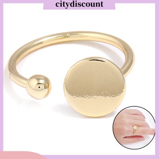 &lt;citydiscount&gt; แหวนนิ้วมือ แบบเปิด เครื่องประดับ งานพรอม งานแต่งงาน ค็อกเทล แฟชั่นสําหรับผู้หญิง