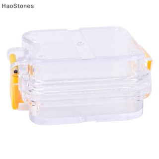 Haostones กล่องพลาสติกใส สําหรับใส่ฟันเมมเบรน 1 ชิ้น