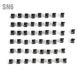 SN6 50PCS 5.5 มม. x 2.1 DC Power Barrel Jack Adapter Breadboard