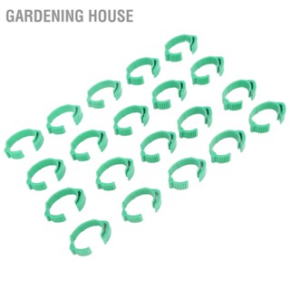 Gardening House 100 ชิ้นไก่ระบุวงขาปรับคลิป DIY บนวงเป็ดสำหรับนกพิราบห่านสีเขียว