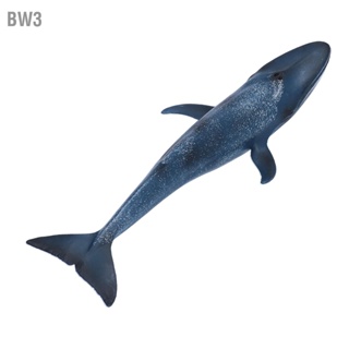 BW3 รูปปลาวาฬสีน้ำเงินของเล่นเพื่อการศึกษา Mini Ocean Animal Marine Figurine Model สำหรับเด็ก