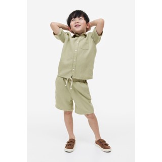 H&amp;M  Boy Crinkled cotton shorts 1131167_1