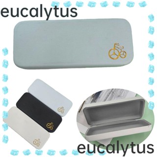 Eucalytus1 แว่นสายตาสั้น กล่องสี่เหลี่ยม กล่องแว่นตา PU คลาสสิก ป้องกันแว่นตาอ่านหนังสือ แว่นตาผู้ชาย ผู้หญิง