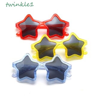 Twinkle1 แว่นตากันแดด รูปดาวห้าแฉก น่ารัก สไตล์วินเทจ สําหรับเด็ก